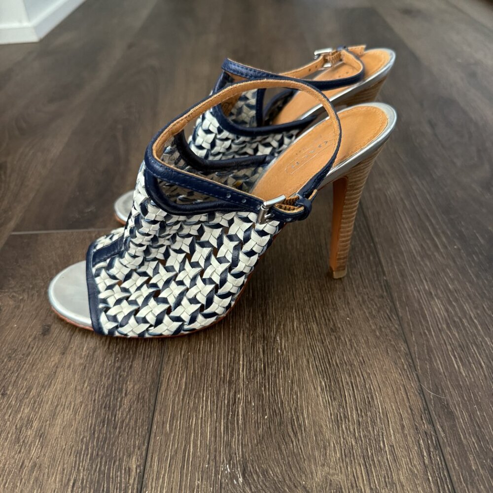 COACH - Leela Heels - Blue/White/Silver - 39 ( 9 )